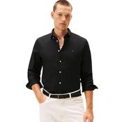 Mens TH Flex Regular Fit Flannel Shirt - Black - XL image