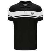 Mens Young Line Polo Shirt - Black - L image