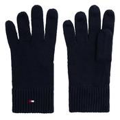 Flag Embroidery Gloves With Cashmere - Space Blue - One image