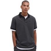 Mens Essential Sports Mix Polo Shirt - Classic Black - S image