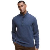 Mens Essential Elbow Patch Jumper - Dark Indigo - S image
