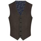 Mens Petro Waistcoat - Brown - 38R image