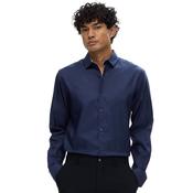 Mens New-Mark Slim Fit Shirt - Navy Blazer - XS