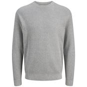 Mens Barkley Knit Sweatshirt - Charcoal Grey - M image