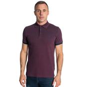 Mens Drovers Polo Shirt - Plum Dot - L image