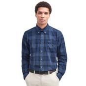 Mens Wetheram Tailored Long-Sleeved Shirt - Midnight Tartan - S image
