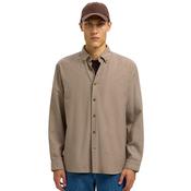 Mens Noah Mix Bdwn Shirt - Oatmeal - S image