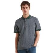 Mens Whitston Jacquard Polo Shirt - Poplar Green - XS image