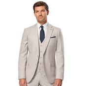 Mens Lucas Waistcoat - Stone - 52 image