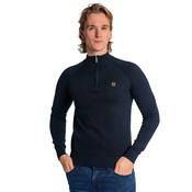 Mens Unione 1/4 Zip Sweater - Classic Navy - S image