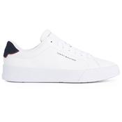 Mens Logo Court Trainers - White/Desert Sky - 7 image