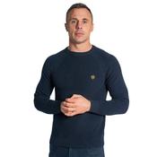 Mens Albi Crew Neck Knit Sweater - Admiral - XS image