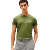 Mens Logo Embroidery Jersey Slim T-Shirt - Mountain Pine - XS image