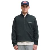 Mens Norrebro EMB 1/4 Zip Sweatshirt - Forest River - XS image