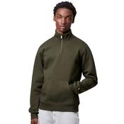 Mens Chase Neck Zip Sweatshirt - Olive/Gold - M image
