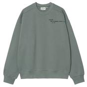 Mens Punched Sweatshirt - Velvet Green - XS image