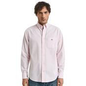 Mens Regular Fit Classic Oxford Shirt - Light Pink - 4XL image