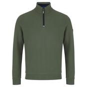 Mens Walter 1/4 Zip Sweater - Forest - 3XL image