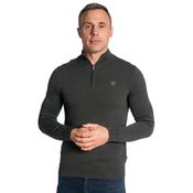 Mens Perpignan 1/4 Sweater - Noble Fir - 3XL image