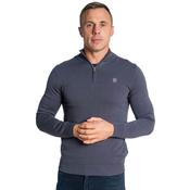 Mens Perpignan 1/4 Sweater - Wolf - 2XL image