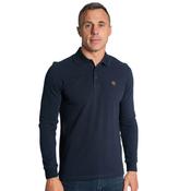 Mens Alice Springs Long Sleeve Polo - Classic Navy - M image
