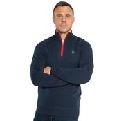 Mens Falcons 1/4 Zip Sweater - Classic Fire - L image