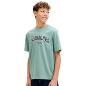 Boys Caleb Varsity Logo T-Shirt - Mineral Blue - 8 image
