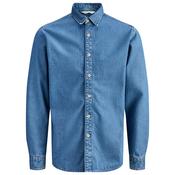 Boys Stanley Shirt - Blue Denim - 10 image