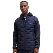 Mens Perfect Hybrid Puffer Jacket - Navy Blazer - S image