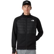 Mens Reaxion 2.0 Hybrid Full-Zip Jacket - TNF Black Heather - XS image