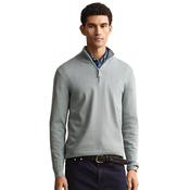 Mens Classic Cotton Half-Zip Sweater - Ceramic Grey - S image