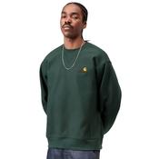 Mens American Script Sweatshirt - Kale Green - XS image