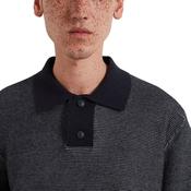 Mens Birch Knitted Polo Shirt - True Navy - XS image