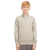 Boys Emil Knit Half Zip Sweater - Oatmeal - 8 image