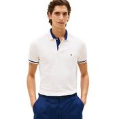Mens Regular Fit Colour-Blocked Collar Polo Shirt - Ivory Petal - S image