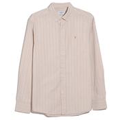 Mens Steen Wide Stripe Shirt - Floral Pink Marl - XS image