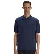 Mens Supima Cotton Knitted Shirt - Dark Airforce - S image