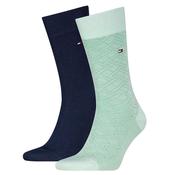 Mens 2-Pack Pattern Socks - Fresh Green - 6-8 image