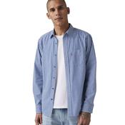 Mens Sunset Pocket Shirt - Graveolens Plaid Estate Blue Poplin - M image