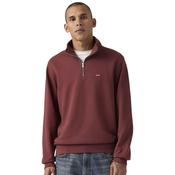 Mens Original Housemark Quarter-Zip Pullover - Oxblood - L image