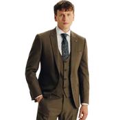 Mens Petro Suit Jacket - Dark Brown - 38R image