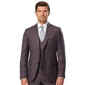 Mens Marco Lester Fit Waistcoat - Grape - 34R image
