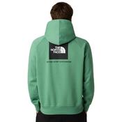Mens Raglan NSE Box Hoodie - Green - S