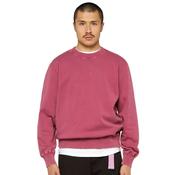 Mens Axiom Crew Sweatshirt - Red Plum (Marble Fade Out) - XS