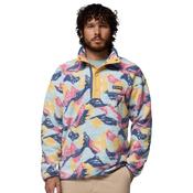Mens Helvetia II Printed Half Snap Fleece - Sand Dune/Sunscapes - XS