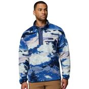 Mens Helvetia II Printed Half Snap Fleece - Collegiate Navy/Dreaming - XS image