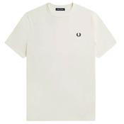 Mens Ringer T-Shirt - Ecru - XL image