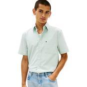 Mens Regular Fit Lightweight Short Sleeve Oxford Shirt - Crushed Mint - S image