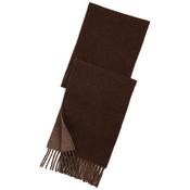Reversible Wool-Blend Scarf - Nutmeg - One image