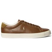Mens Longwood Leather Trainers - Tan - 7 image